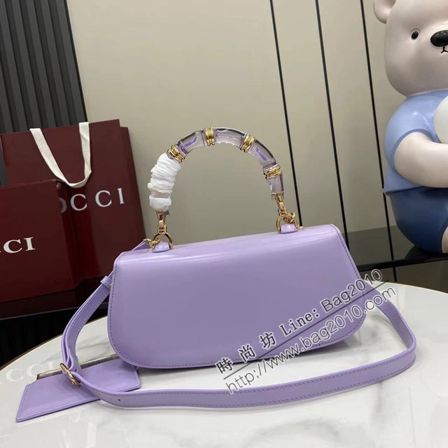 Gucci專櫃古馳最新款Bamboo Diva手提包肩背女包小號手提包 jh2967型號：827750
